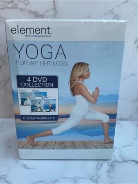 Element Yoga For Weight Loss 4 DVD Collection BRAND NEW SEALED